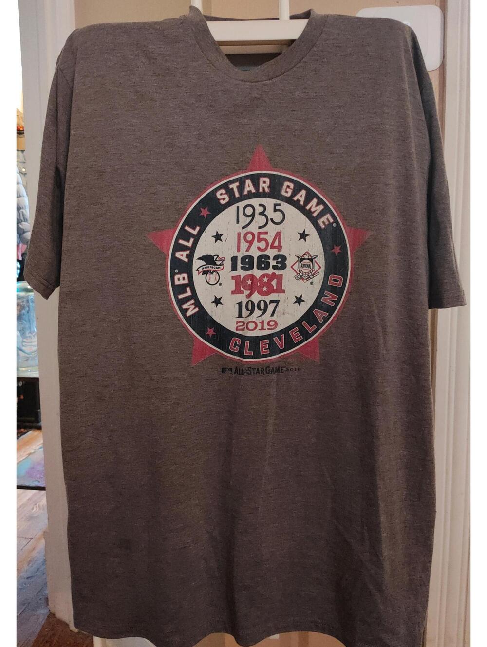 Cleveland Indians all star game years-Fanatics T-shirt 2X